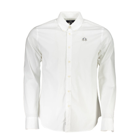 LA MARTINA MEN&39S LONG SLEEVED SHIRT WHITE