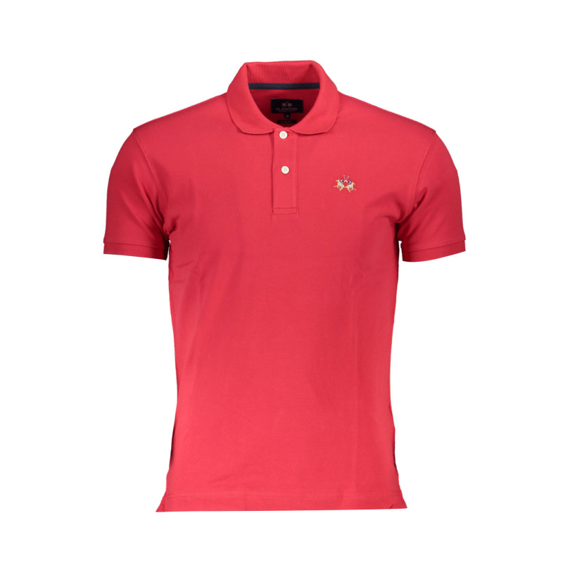 LA MARTINA POLO SHORT SLEEVE MAN RED