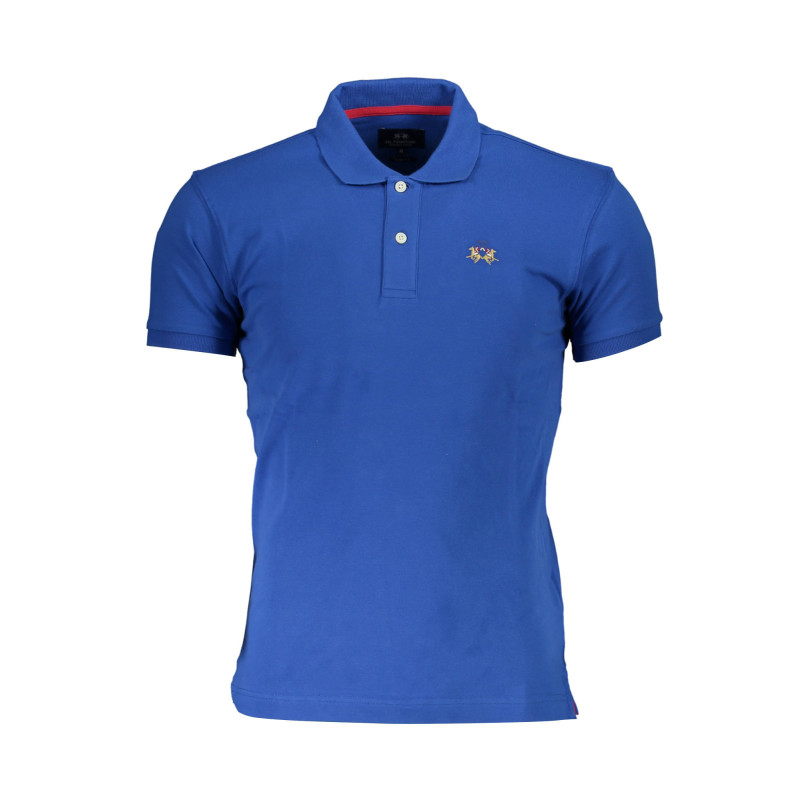 LA MARTINA POLO SHORT SLEEVE MAN BLUE