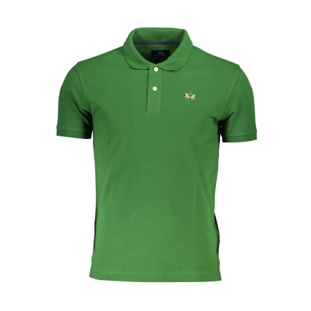 LA MARTINA POLO SHORT SLEEVE MAN GREEN