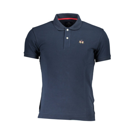 LA MARTINA POLO SHORT SLEEVE MAN BLUE