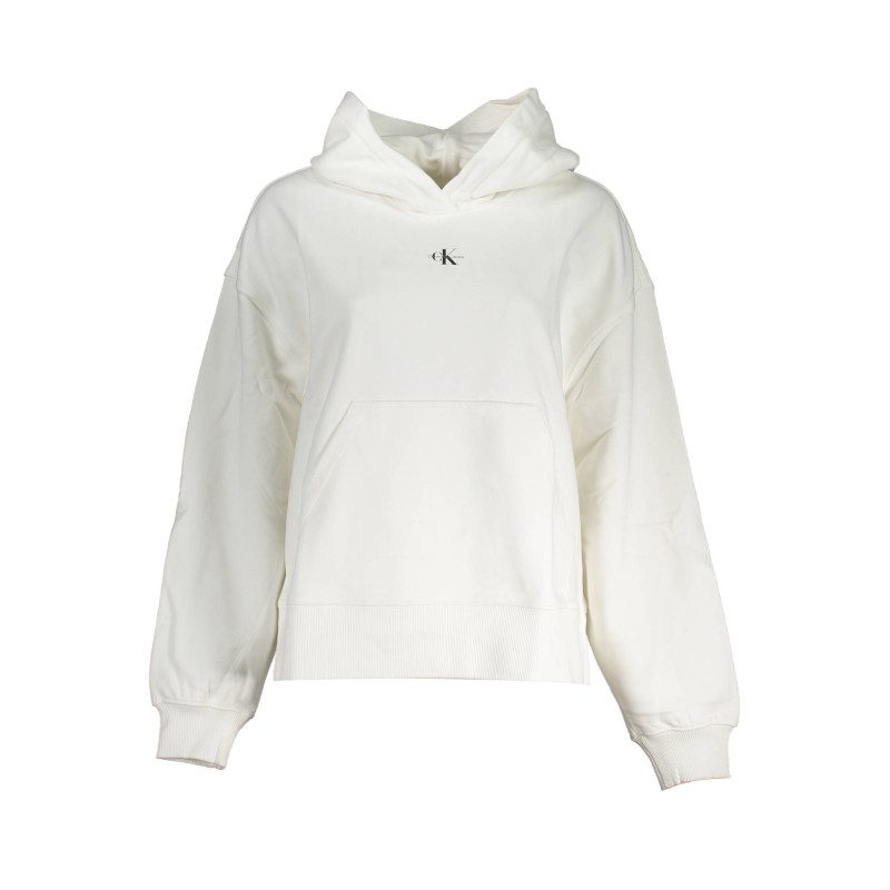 CALVIN KLEIN WOMEN&39S SWEATSHIRT WITHOUT ZIP WHITE