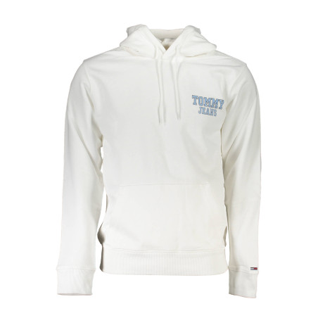 TOMMY HILFIGER MAN WHITE SWEATSHIRT WITHOUT ZIP