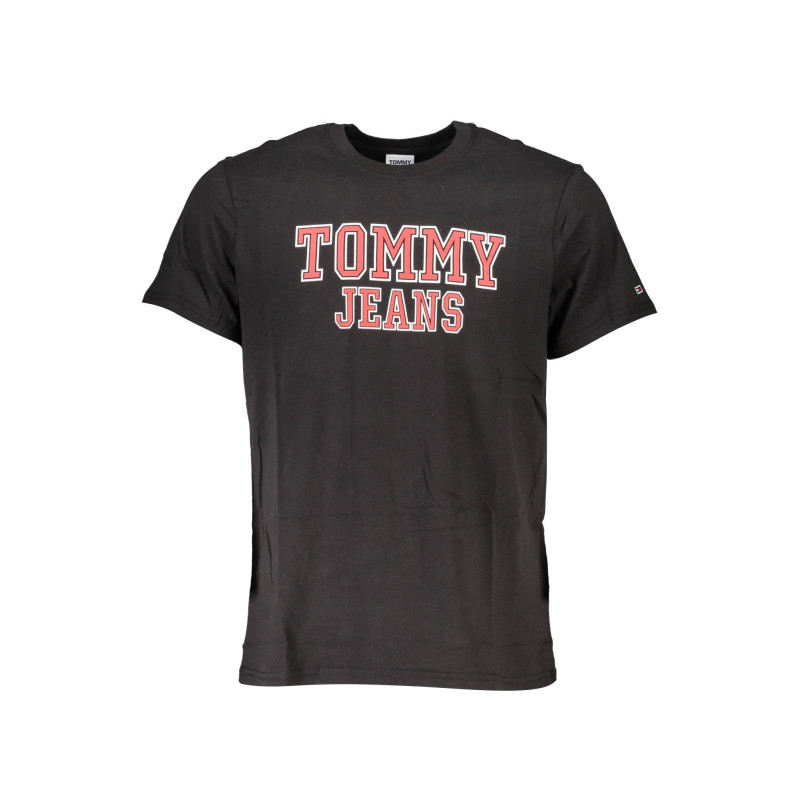 TOMMY HILFIGER T-SHIRT MANICHE CORTE UOMO NERO