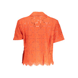 DESIGUAL ORANGE WOMEN&39S SHORT SLEEVED SHIRT