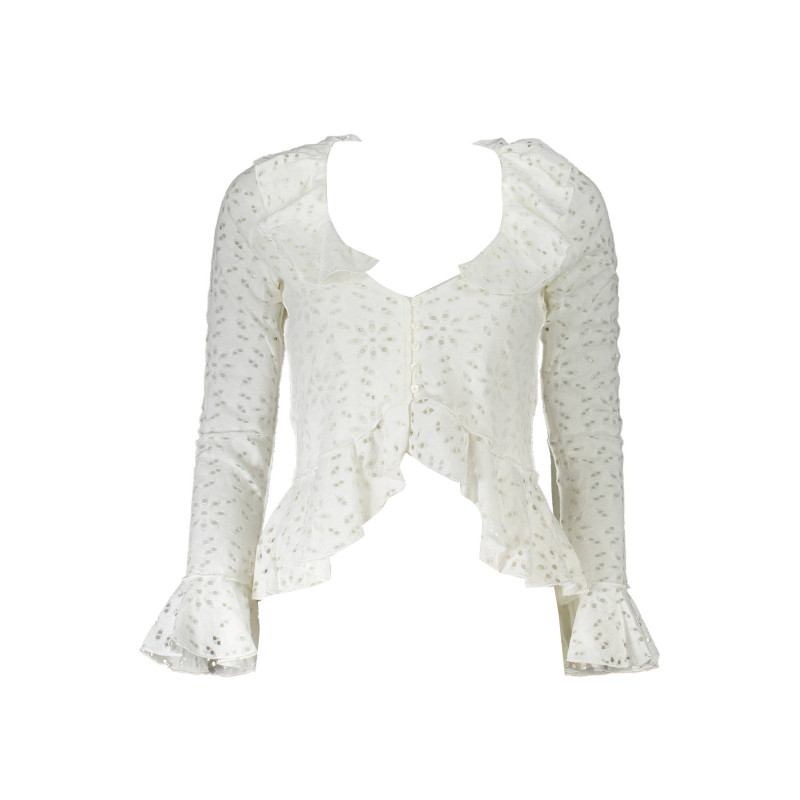 DESIGUAL SHIRT LONG SLEEVE WOMAN WHITE