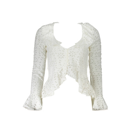 DESIGUAL SHIRT LONG SLEEVE WOMAN WHITE