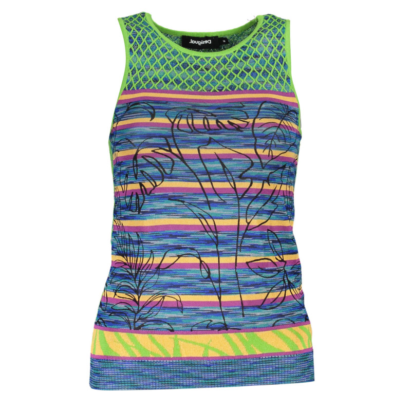 DESIGUAL WOMEN&39S GREEN TANK TOP