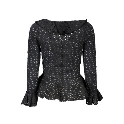 DESIGUAL CAMICIA MANICHE LUNGHE DONNA NERO