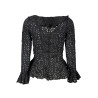 DESIGUAL CAMICIA MANICHE LUNGHE DONNA NERO