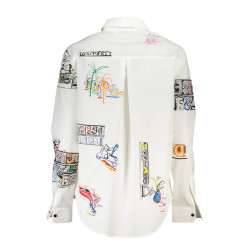 DESIGUAL WOMEN&39S LONG SLEEVED SHIRT WHITE