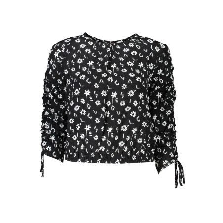 DESIGUAL CAMICIA MANICHE LUNGHE DONNA NERO