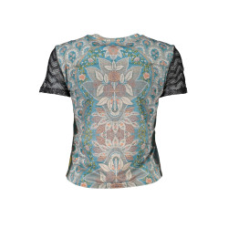 DESIGUAL LIGHT BLUE WOMAN SHORT SLEEVE T-SHIRT