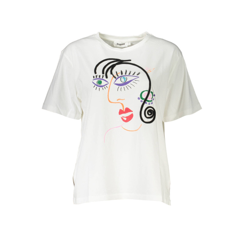 DESIGUAL WOMEN&39S SHORT SLEEVE T-SHIRT WHITE