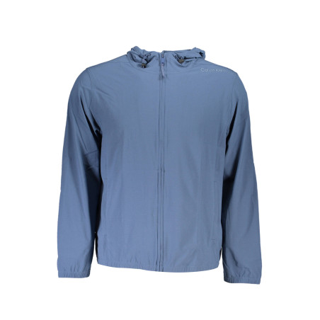 CALVIN KLEIN MEN&39S BLUE ZIPPED SWEATSHIRT