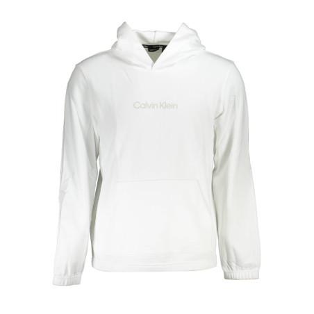 CALVIN KLEIN WHITE MEN&39S SWEATSHIRT WITHOUT ZIP