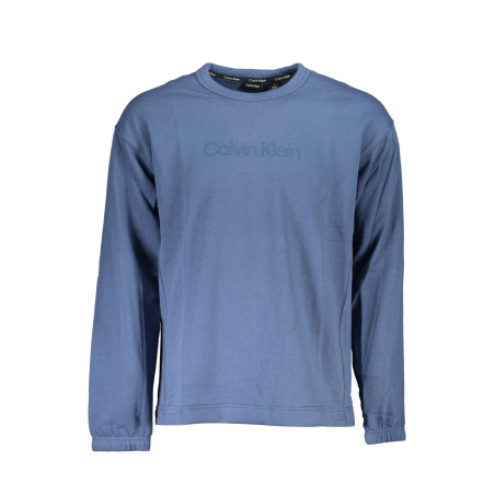 CALVIN KLEIN BLUE MEN&39S SWEATSHIRT WITHOUT ZIP