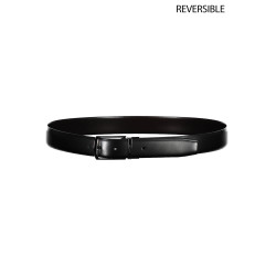 CALVIN KLEIN BLACK MAN LEATHER BELT