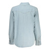 LEVI'S CAMICIA MANICHE LUNGHE DONNA AZZURRO