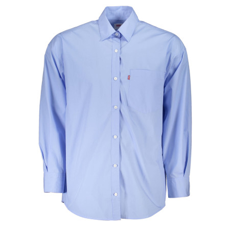 LEVI&39S LIGHT BLUE MAN LONG SLEEVED SHIRT