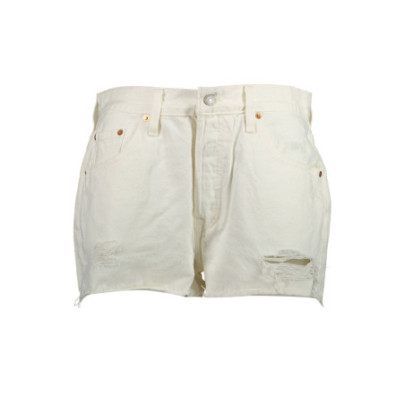 LEVI&39S JEANS SHORT WOMAN WHITE