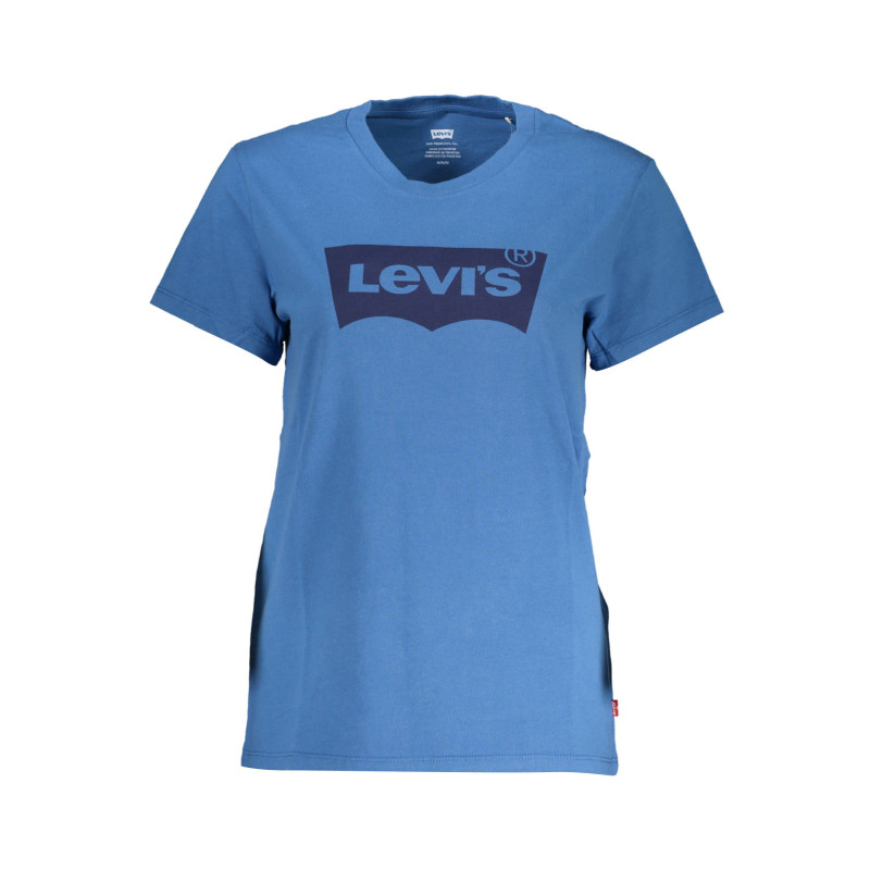 LEVI&39S BLUE WOMAN SHORT SLEEVE T-SHIRT