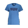 LEVI&39S BLUE WOMAN SHORT SLEEVE T-SHIRT