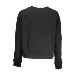 VANS BLACK WOMAN ZIPPED SWEATSHIRT