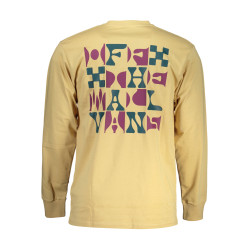 VANS T-SHIRT LONG SLEEVE MAN BEIGE