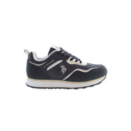 US POLO BEST PRICE BLACK KIDS SPORT SHOES