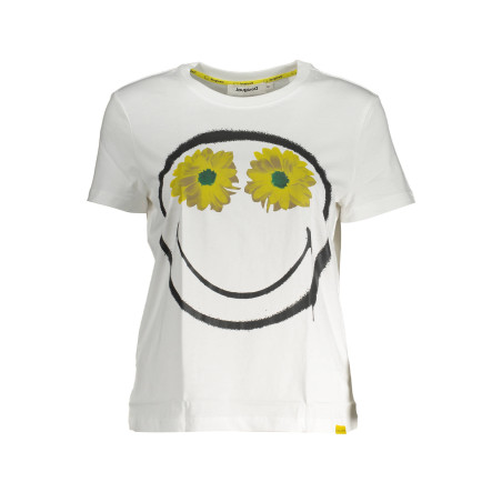 DESIGUAL WOMEN&39S SHORT SLEEVE T-SHIRT WHITE