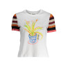 DESIGUAL T-SHIRT MANICHE CORTE DONNA BIANCO