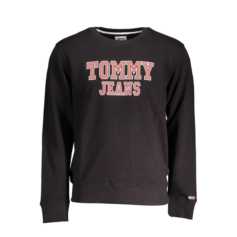 TOMMY HILFIGER FELPA SENZA ZIP UOMO NERO