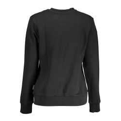 NAPAPIJRI BLACK SWEATSHIRT WITHOUT ZIP