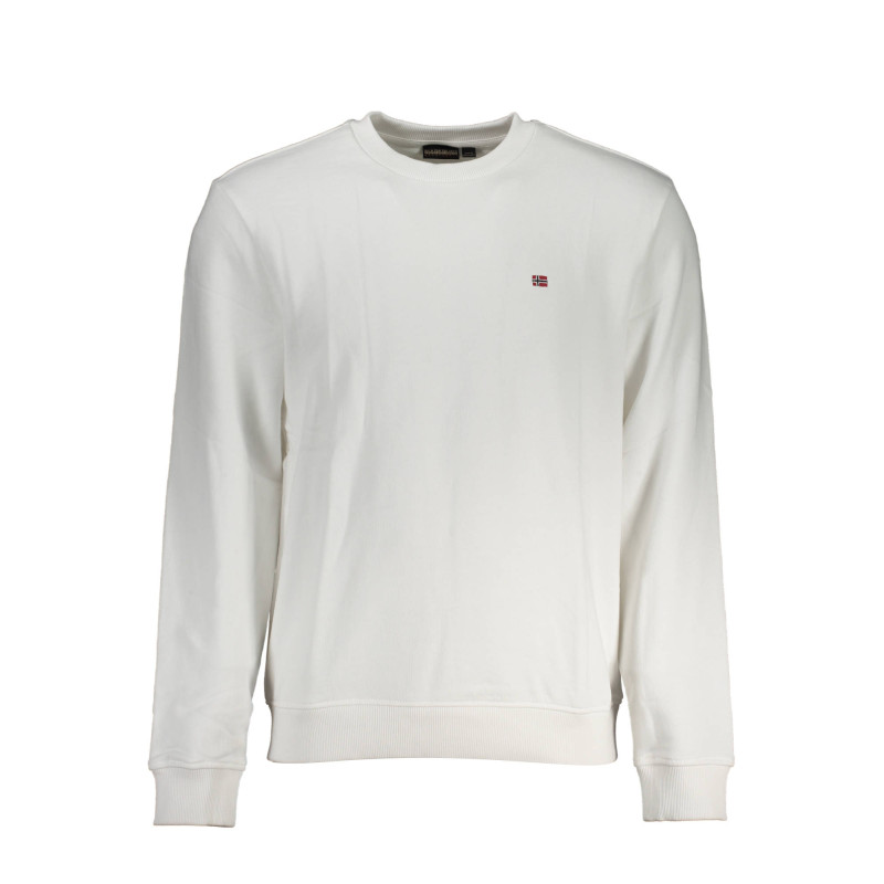 NAPAPIJRI SWEATSHIRT WITHOUT ZIP MAN WHITE