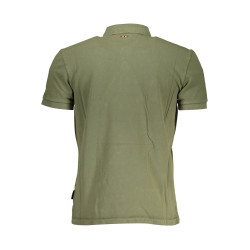 NAPAPIJRI POLO SHORT SLEEVE MAN GREEN