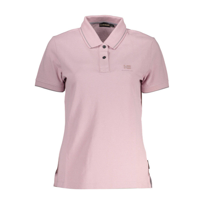 NAPAPIJRI POLO SHORT SLEEVE WOMAN PINK