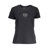 NAPAPIJRI T-SHIRT MANICHE CORTE DONNA NERO