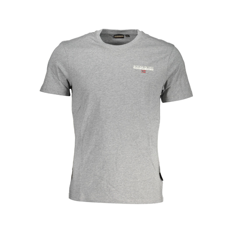 NAPAPIJRI T-SHIRT SHORT SLEEVE MAN GRAY