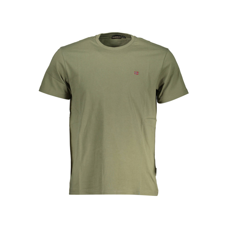 NAPAPIJRI T-SHIRT MANICHE CORTE UOMO VERDE