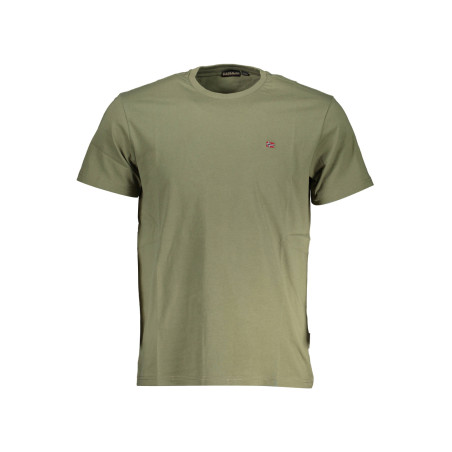 NAPAPIJRI T-SHIRT MANICHE CORTE UOMO VERDE