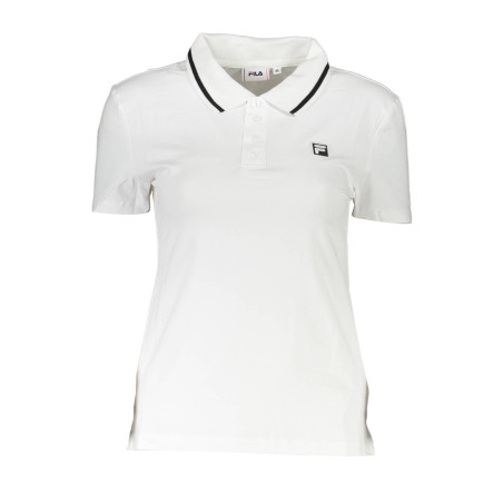 FILA POLO SHIRT SHORT SLEEVE WOMAN WHITE