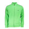 US GRAND POLO MEN&39S GREEN ZIPPED SWEATSHIRT