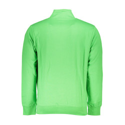 US GRAND POLO MEN&39S GREEN ZIPPED SWEATSHIRT