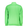 US GRAND POLO MEN&39S GREEN ZIPPED SWEATSHIRT