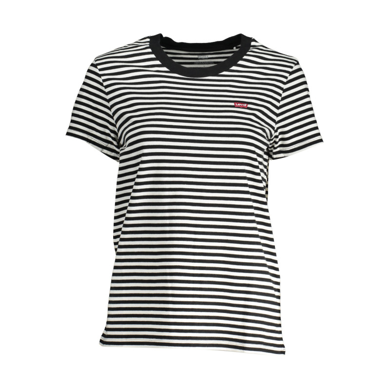 LEVI'S T-SHIRT MANICHE CORTE DONNA NERO