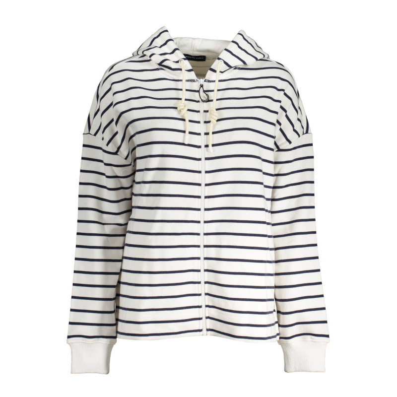 NORTH SAILS WOMEN&39S WHITE ZIPPED SWEATSHIRT