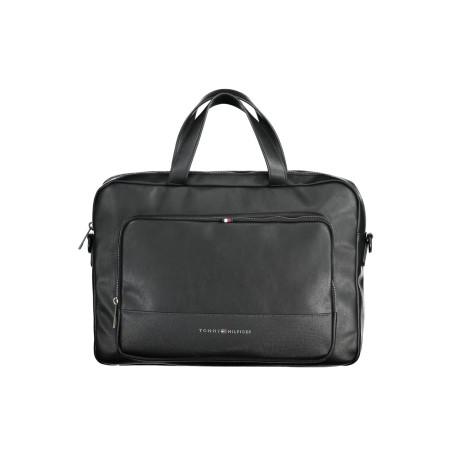 TOMMY HILFIGER MAN BLACK BRIEFCASE