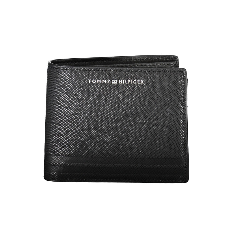 TOMMY HILFIGER BLACK MAN WALLET