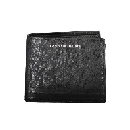 TOMMY HILFIGER BLACK MAN WALLET